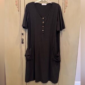 Sign Here Black Dress